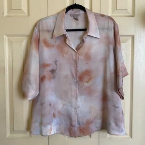 H&M Flowy Short Sleeve Blouse